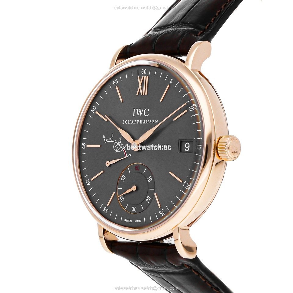 IMG_9086 IWC Portofino Hand-Wound Mens watch Unisex Manual winding Rose gold IW5101-04 3