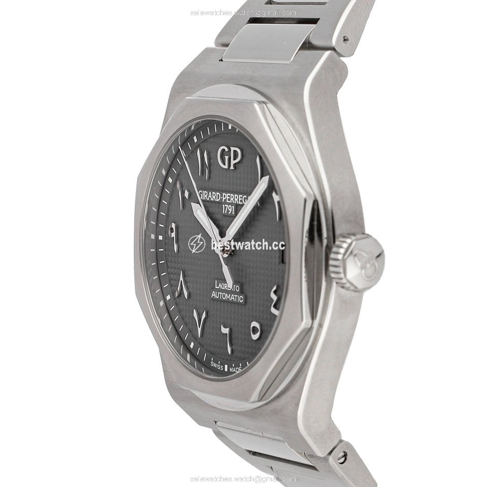 IMG_9086 Girard Perregaux Laureato Mens watch Unisex Automatic Steel 81010-11-1748-11A 3