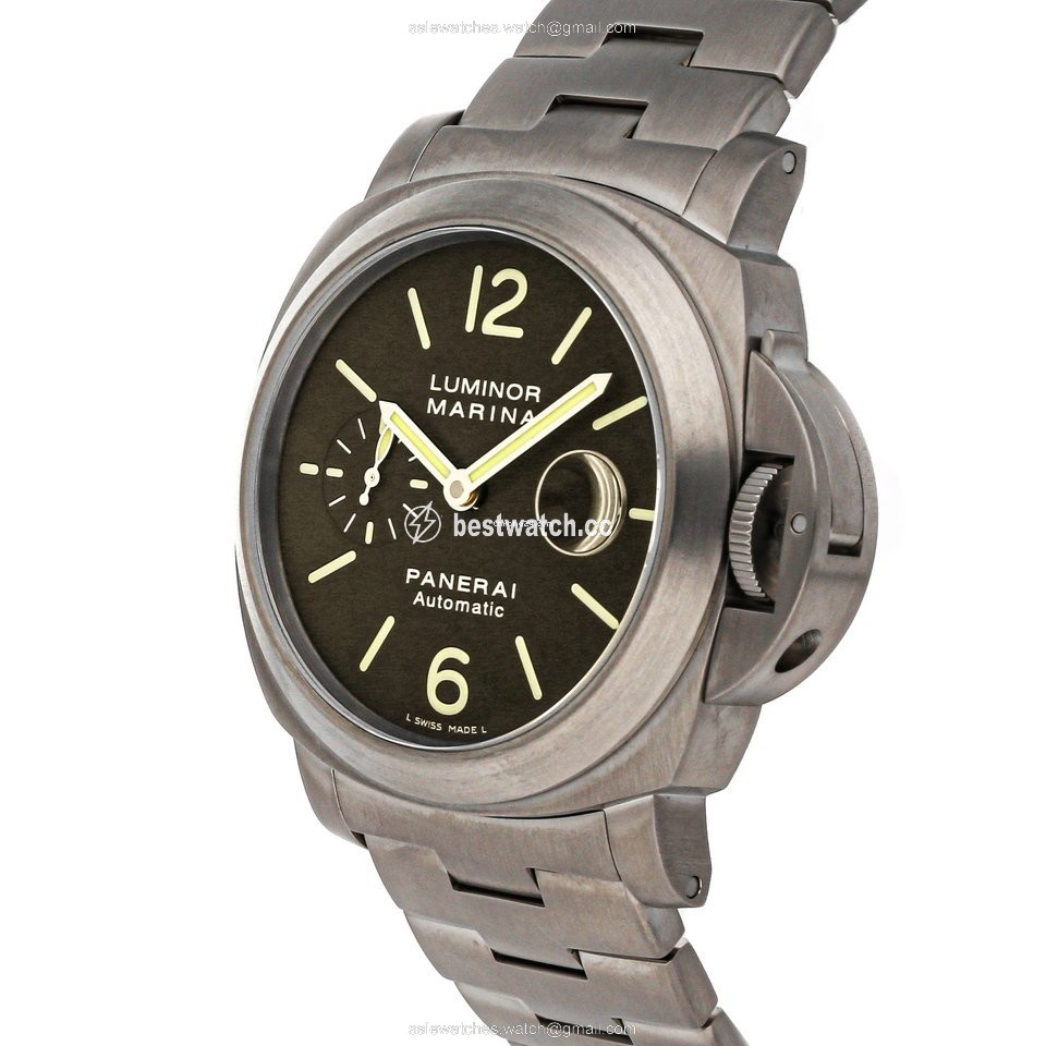 IMG_9086 Panerai Luminor Marina Automatic Mens watch Unisex Automatic Titanium PAM00296 3
