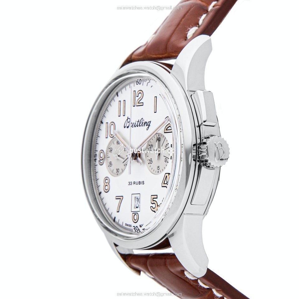 IMG_9086 Breitling Transocean Chronograph 1915 Mens watch Unisex Manual winding Steel AB141112 G799 3