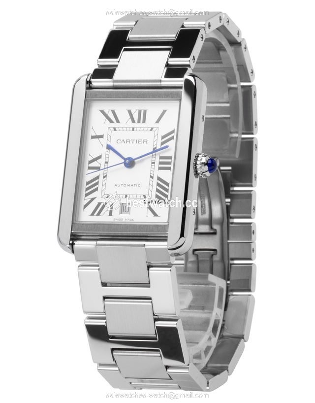 IMG_9086 Cartier Tank Solo Mens watch Unisex Automatic Steel W5200028 3800 3