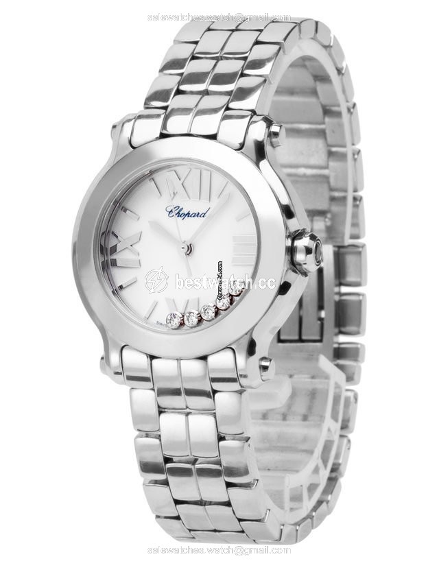 IMG_9086 Chopard Happy Sport Mens watch Unisex Quartz Steel 278509-3002 3