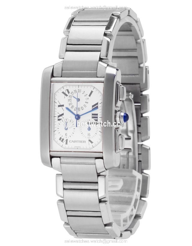 Cartier Tank Francaise Mens watch Unisex Quartz Steel W51001Q3 2303 3