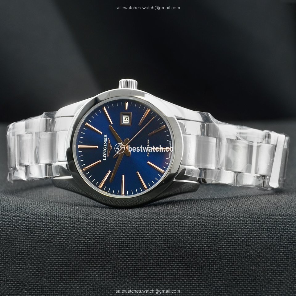 IMG_9086 Longines Conquest Classic Womens watch Quartz Steel L2.286.4.92.6 3