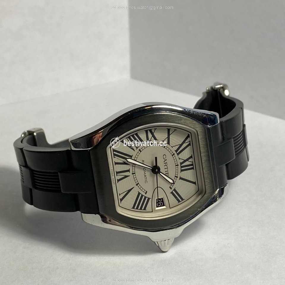IMG_9086 Cartier Roadster Mens watch Unisex Automatic Steel W6206018 3