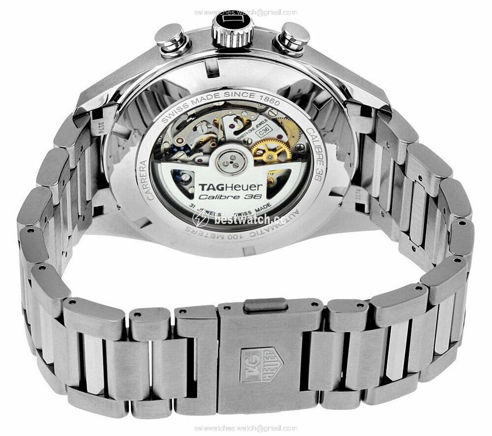 IMG_9086 TAG Heuer Carrera Calibre 36 Automatic Steel CAR2B10.BA0799 CAR2B10BA0799 3