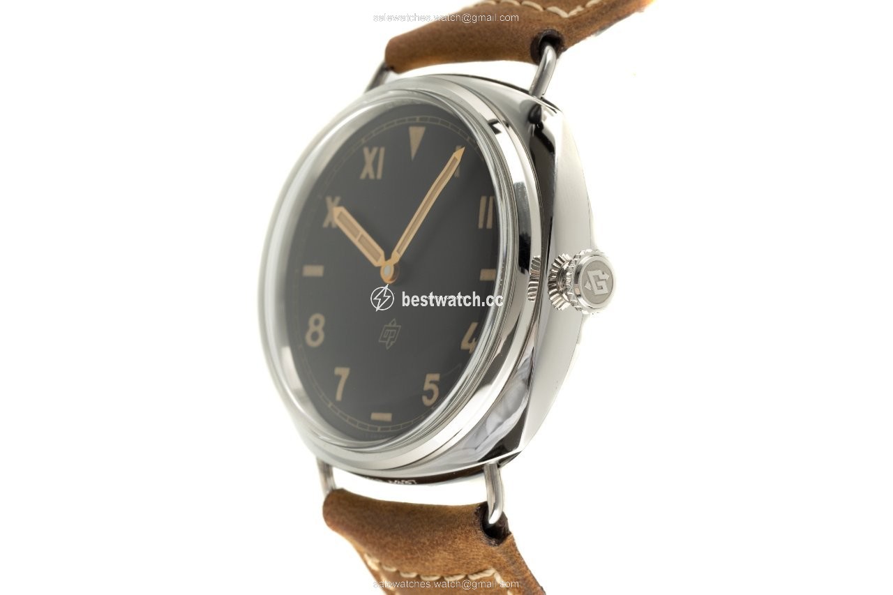 IMG_9086 Panerai Radiomir 3 Days 47mm Mens watch Unisex Manual winding Steel PAM00424 3