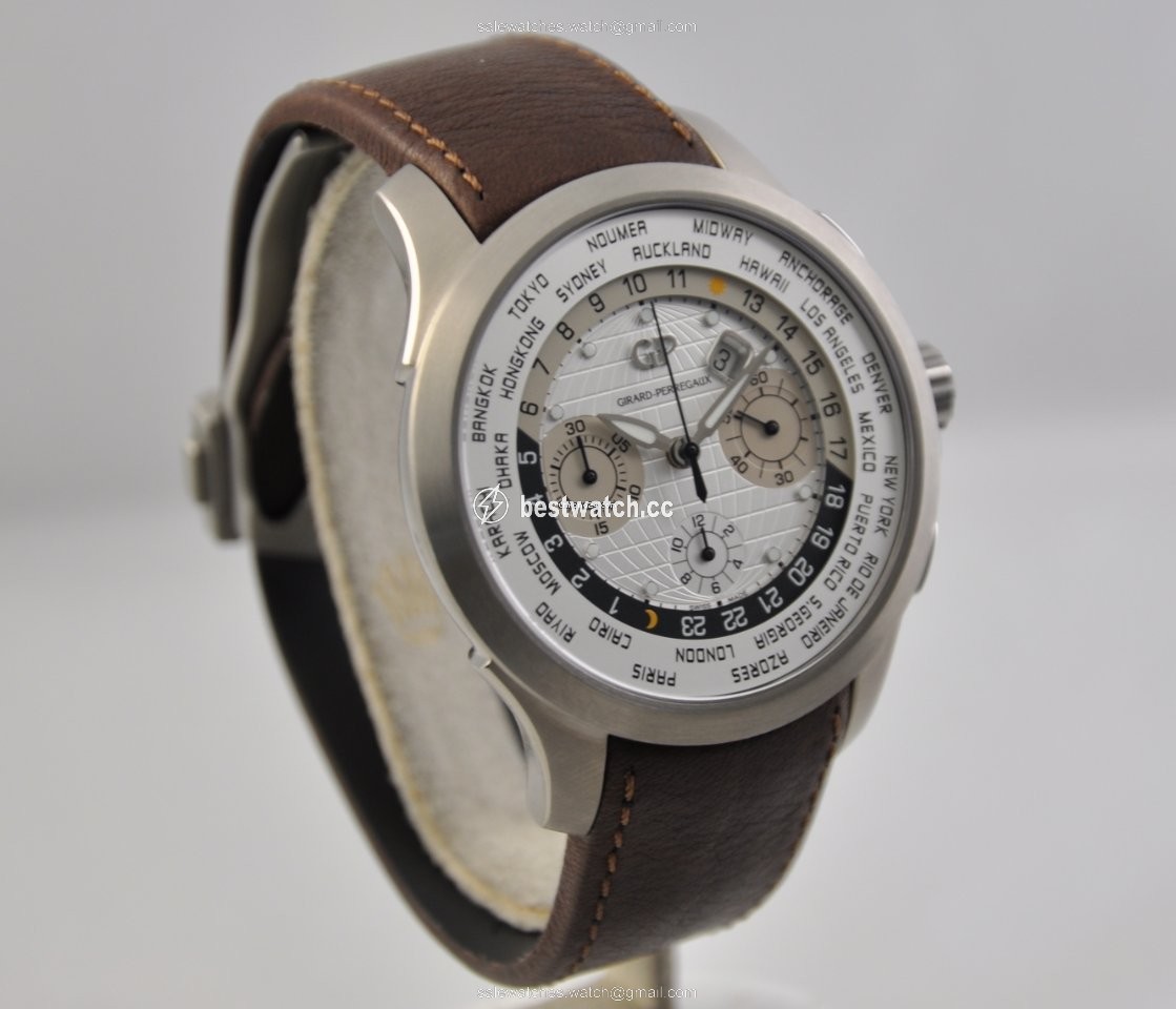 IMG_9086 Girard Perregaux Traveller Mens watch Unisex Automatic Titanium 49700-21-132-HBBB 3