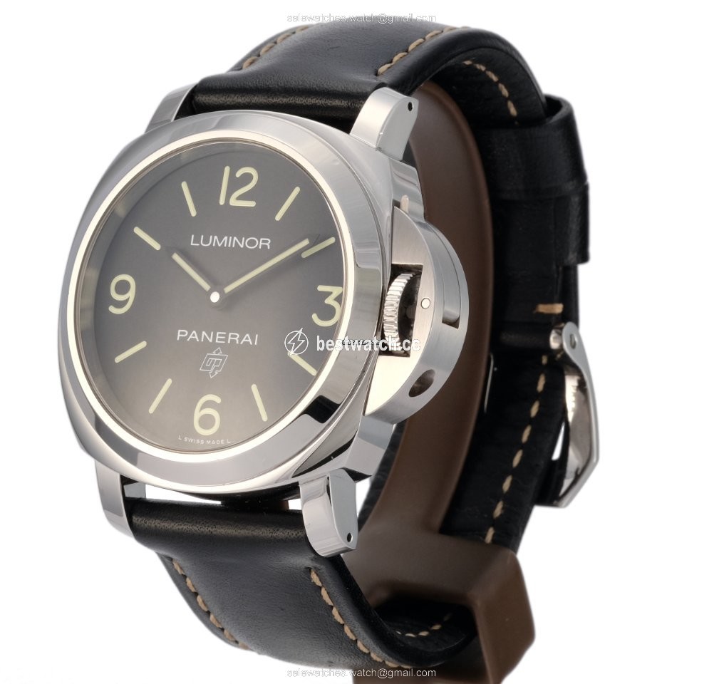 IMG_9086 Panerai Luminor Base Logo Mens watch Unisex Manual winding Steel PAM 00773 3