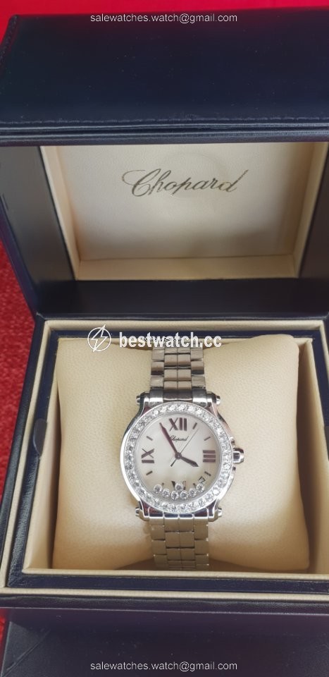 IMG_9086 Chopard Happy Sport Womens watch Quartz Gold Steel 278478-2002 3