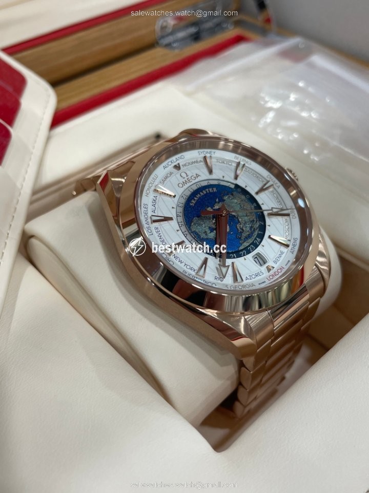 IMG_9086 Omega Seamaster Aqua Terra Mens watch Unisex Automatic Rose gold 220.50.43.22.02.001 3