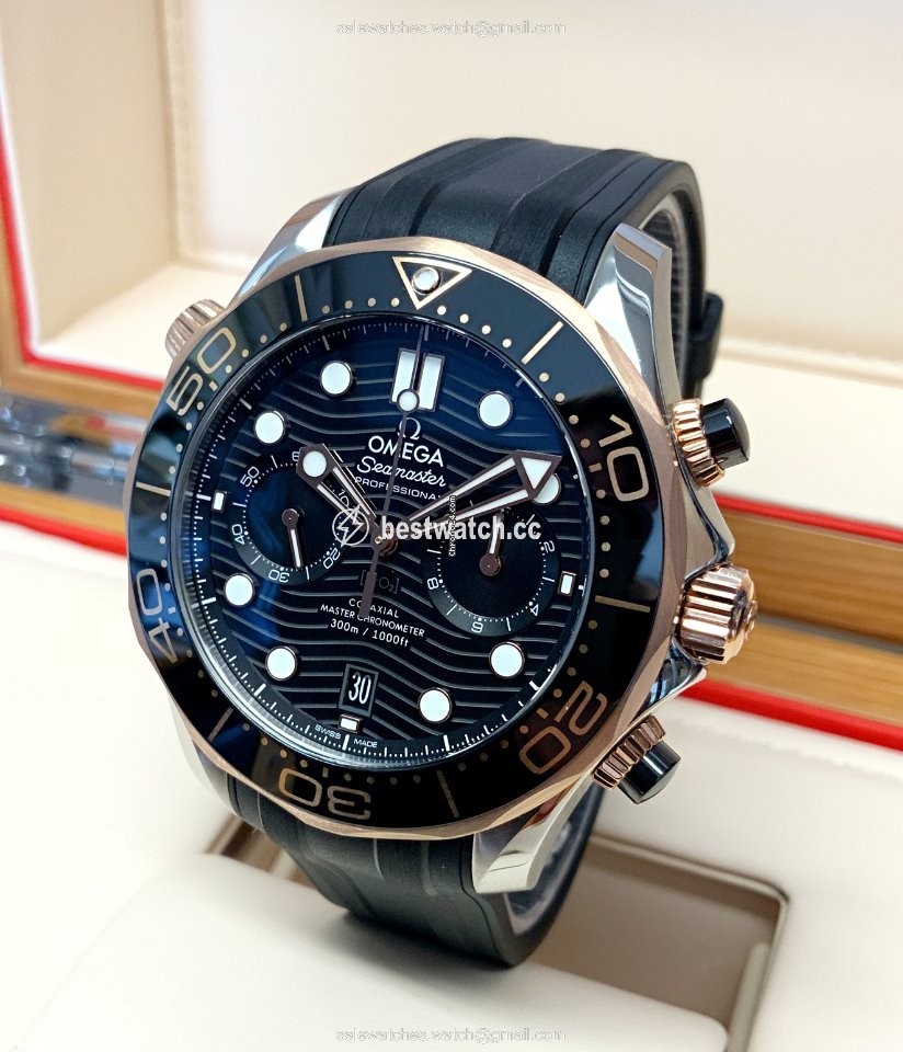 Omega Seamaster Mens watch Unisex Automatic Gold Steel 210.22.44.51.01.001 3