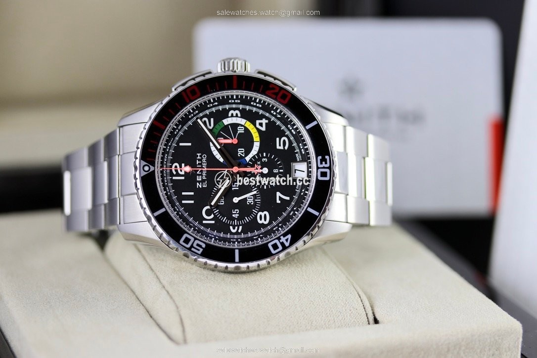 Zenith El Primero Stratos Flyback Mens watch Unisex Automatic Steel 03.2061.405 21.M2060 3