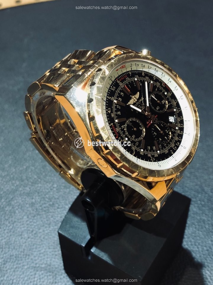 IMG_9086 Breitling Bentley Motors Mens watch Unisex Automatic Rose gold H25363 3