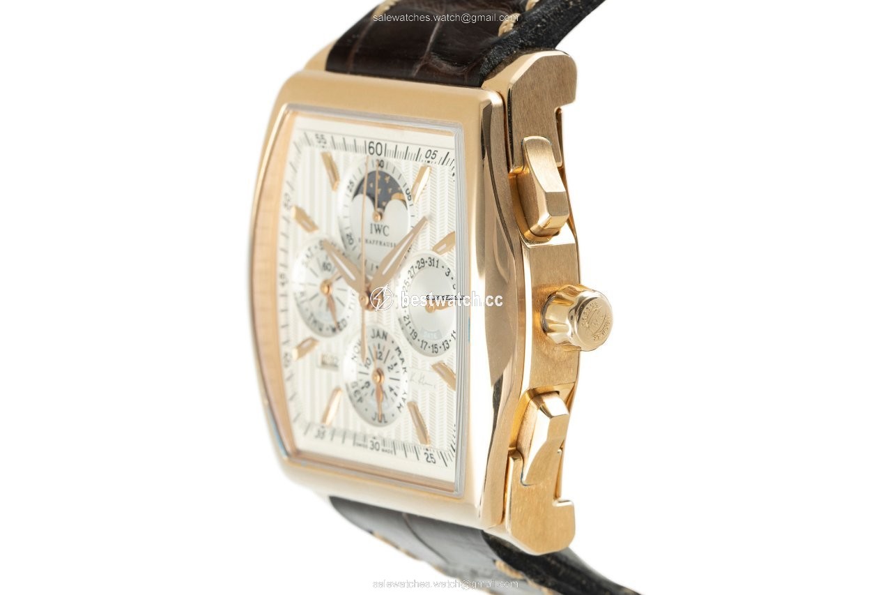 IMG_9086 IWC Da Vinci Perpetual Calendar Mens watch Unisex Automatic Yellow gold 3762 3