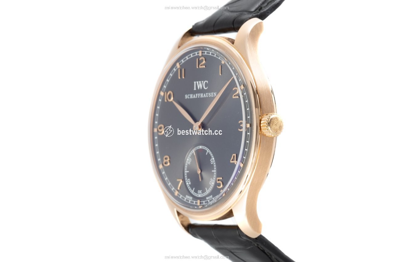 IMG_9086 IWC Portuguese Hand-Wound Mens watch Unisex Manual winding Red gold IW545406 3