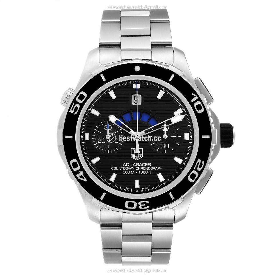 IMG_9086 TAG Heuer Aquaracer 500M Mens watch Unisex Automatic Steel CAK211A 3
