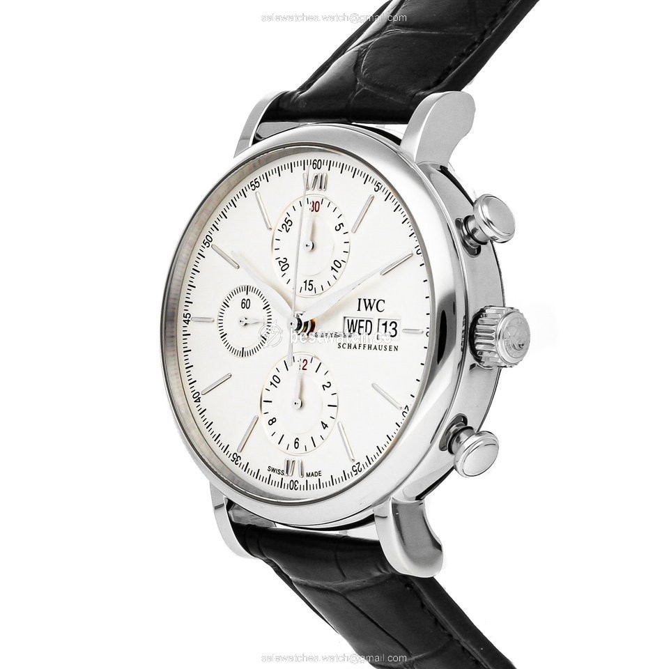 IMG_9086 IWC Portofino Chronograph Mens watch Unisex Automatic Steel IW3910-01 3