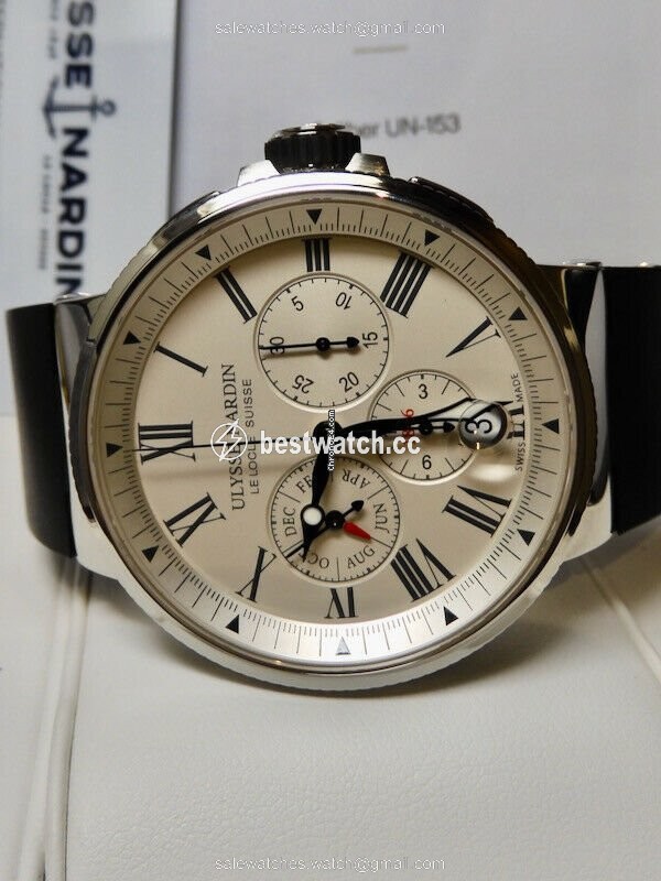 IMG_9086 Ulysse Nardin Marine Chronograph Automatic Steel 1533-150 40 3