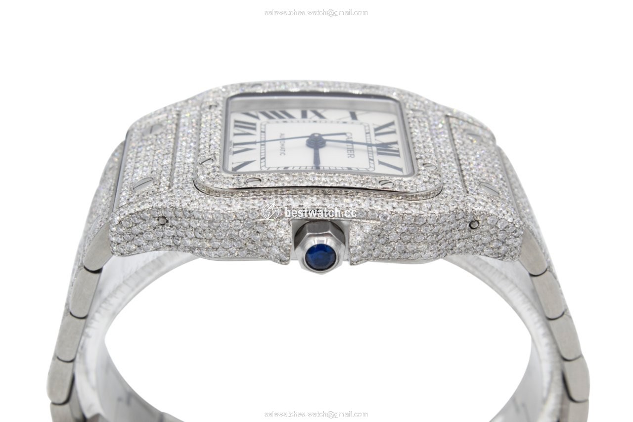 Cartier Santos Galbee Mens watch Unisex Automatic Steel 2823 3