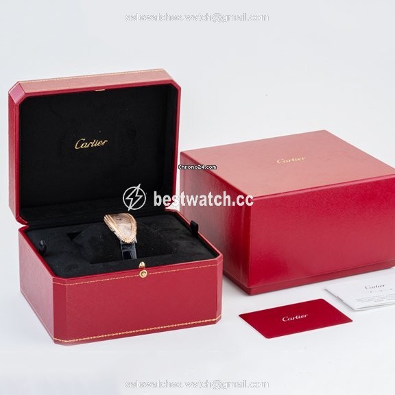 IMG_9086 Cartier Baignoire Womens watch Manual winding Rose gold WJBA0017 3