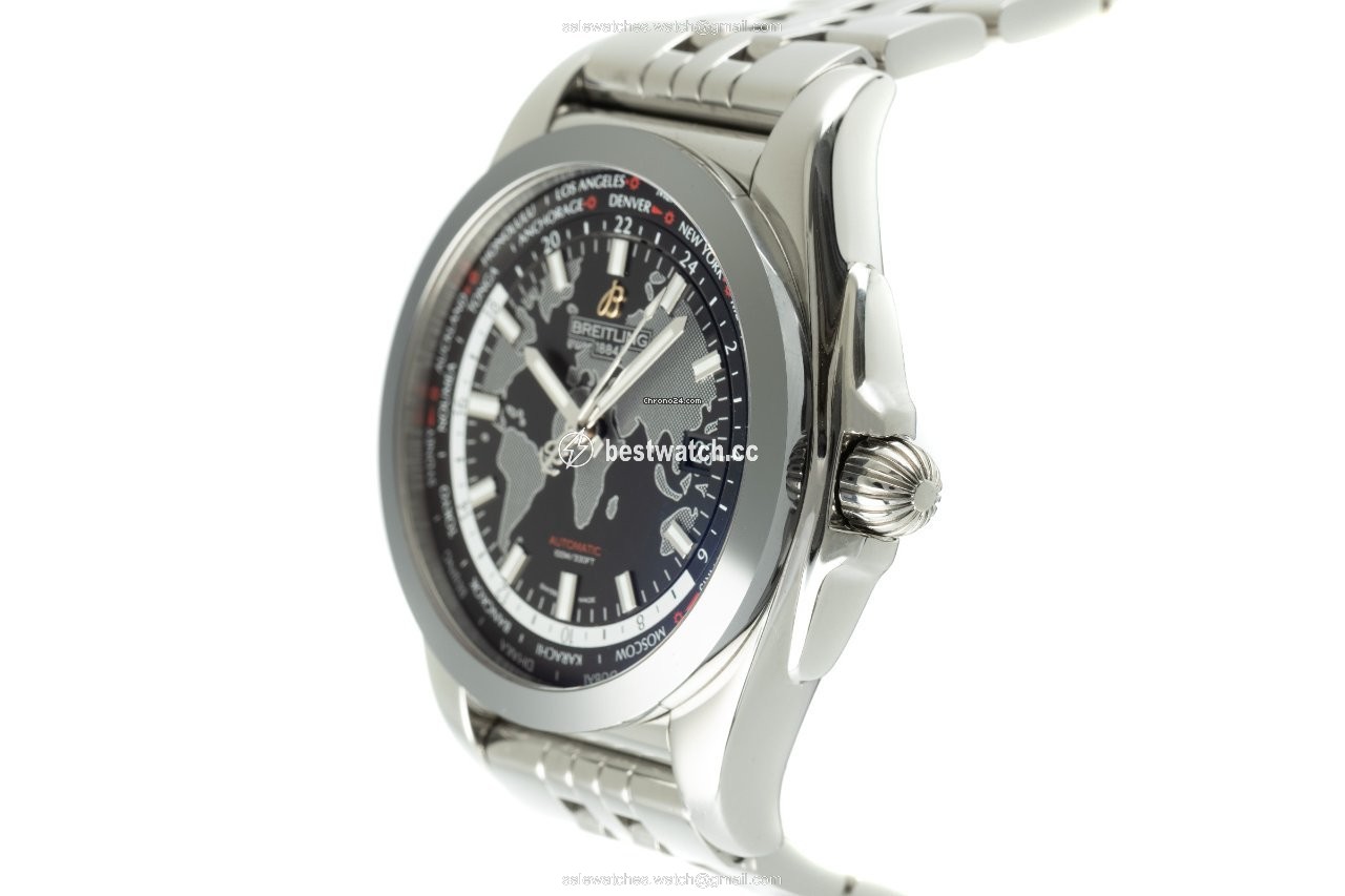 IMG_9086 Breitling Galactic Unitime Mens watch Unisex Automatic Steel WB3510 3