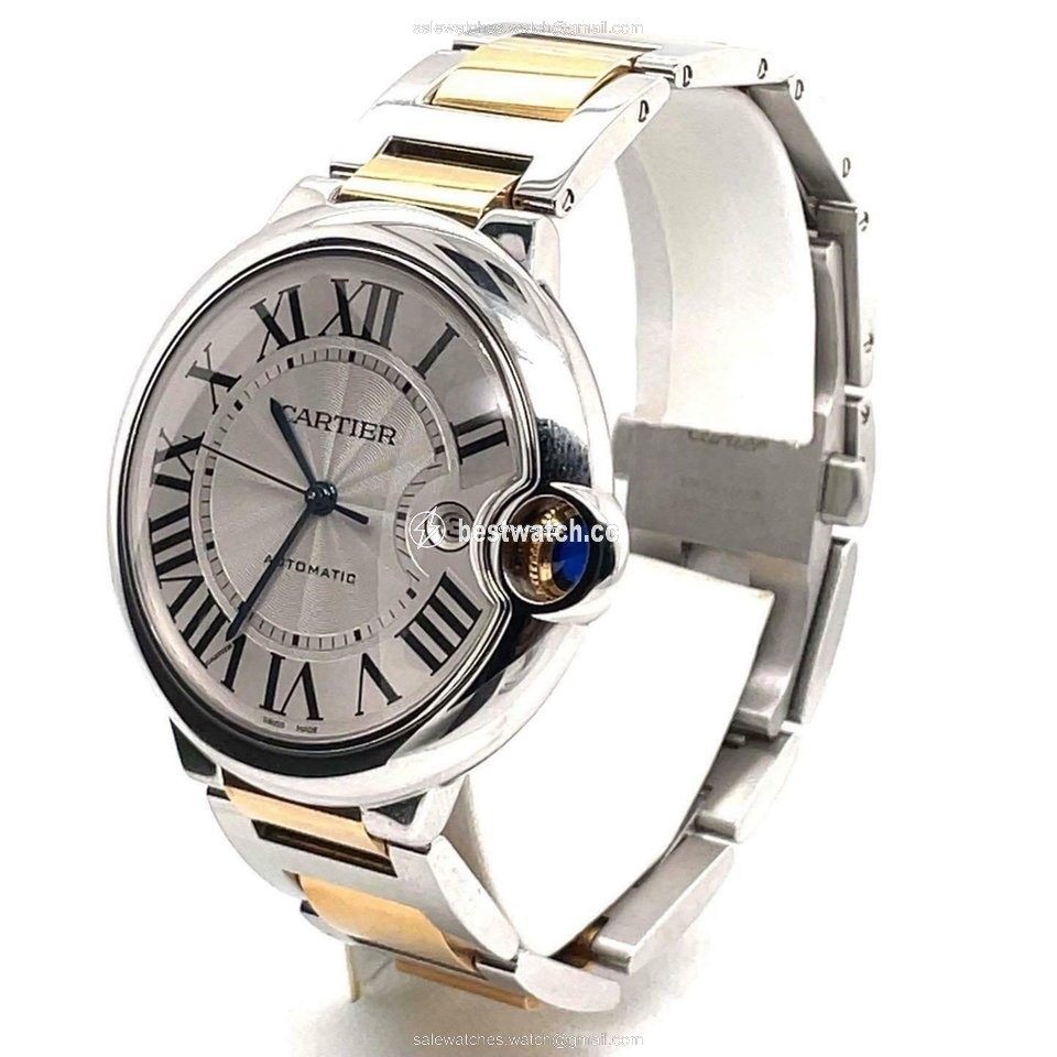 IMG_9086 Cartier Ballon Bleu 42mm Mens watch Unisex Automatic W69009Z3 3