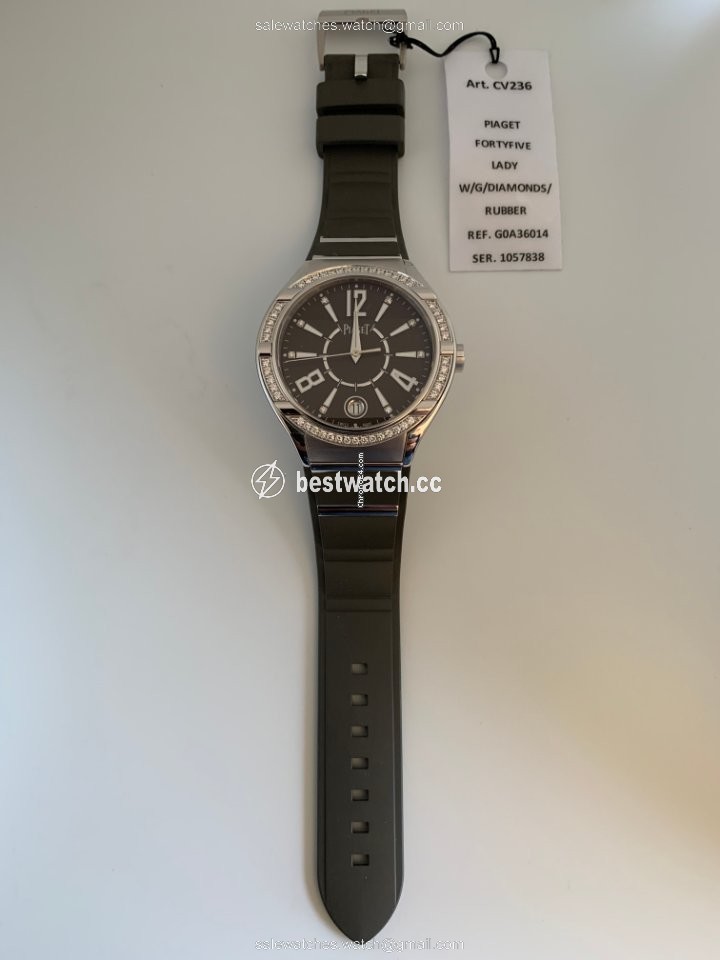 Piaget Polo FortyFive Womens watch Quartz White gold G0A36014 3