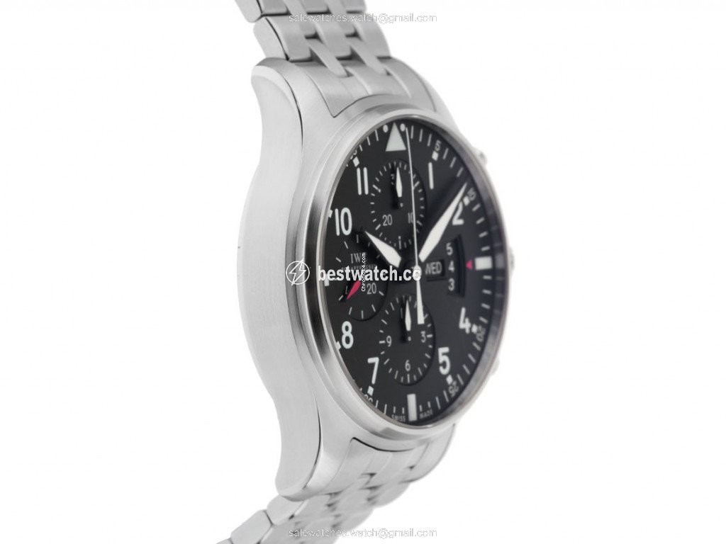 IMG_9086 IWC Pilot Chronograph Mens watch Unisex Automatic Steel IW 377704 3