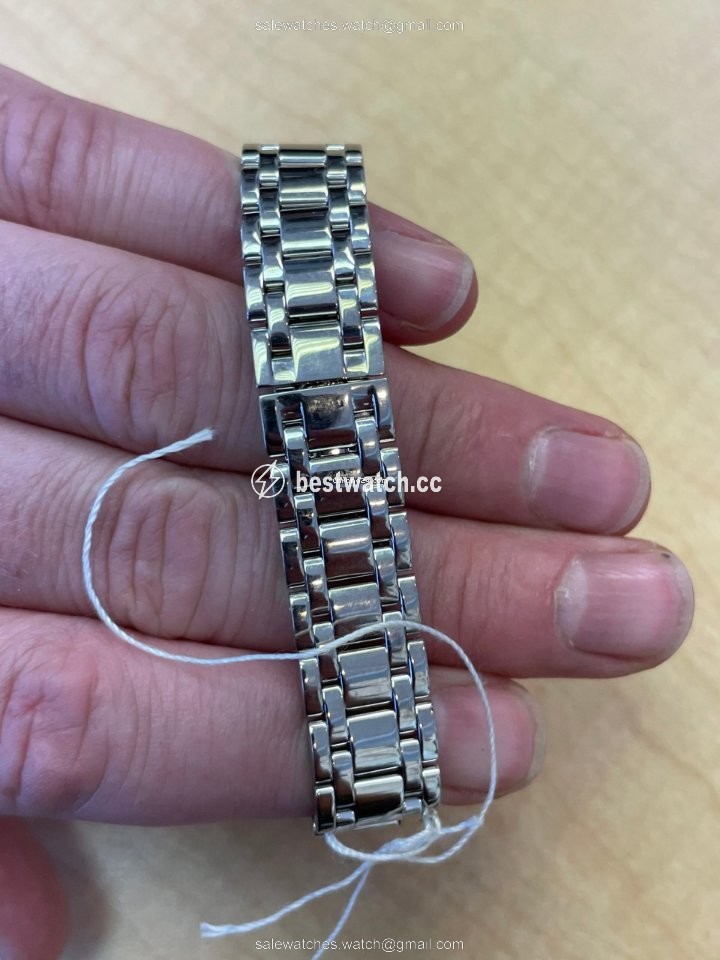 IMG_9086 Cartier Tank Americaine Womens watch Quartz White gold W26019L1 3