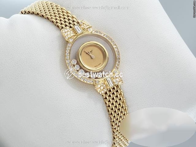 IMG_9086 Chopard Happy Diamonds Womens watch Automatic Yellow gold 20 5320 3