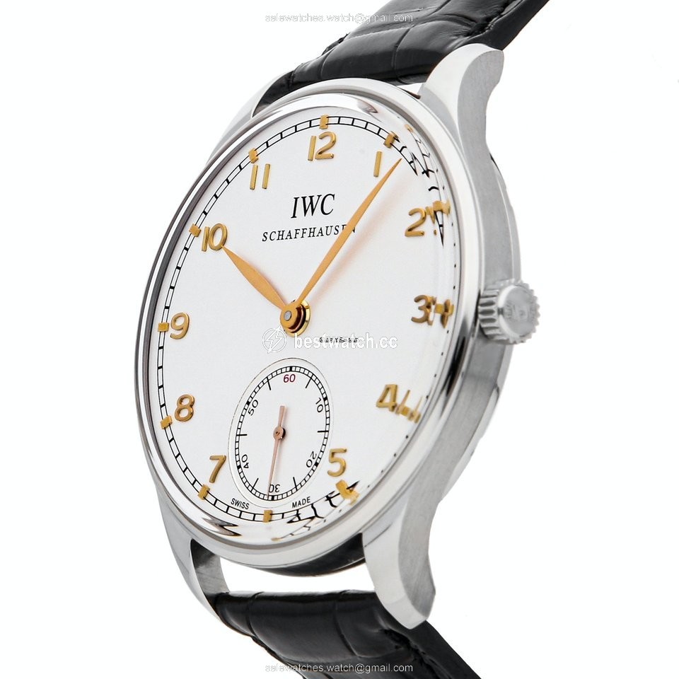 IMG_9086 IWC Portuguese Hand-Wound Mens watch Unisex Manual winding Steel IW5454-08 3