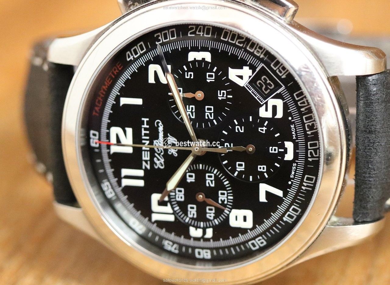 Zenith El Primero Chronograph Mens watch Unisex Manual winding Steel 01.0500.420 3