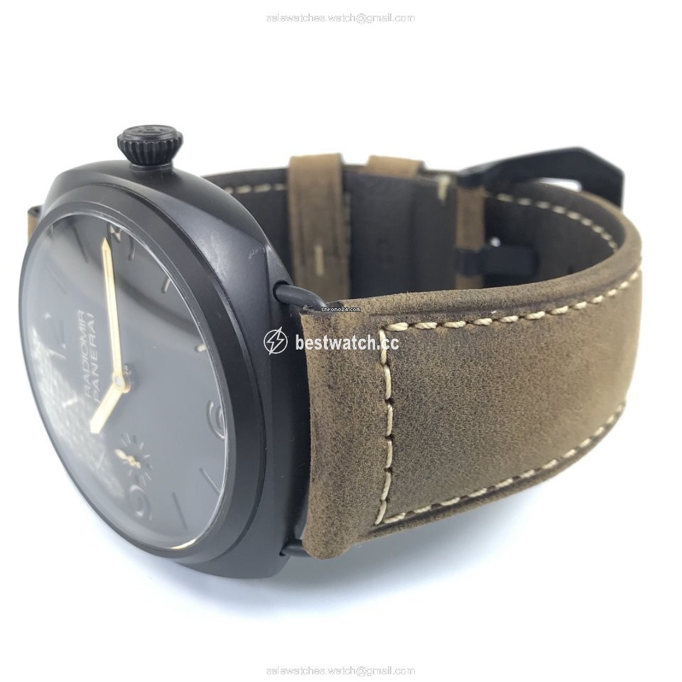 IMG_9086 Panerai Radiomir 3 Days 47mm Mens watch Unisex Manual winding Ceramic PAM 00504 3