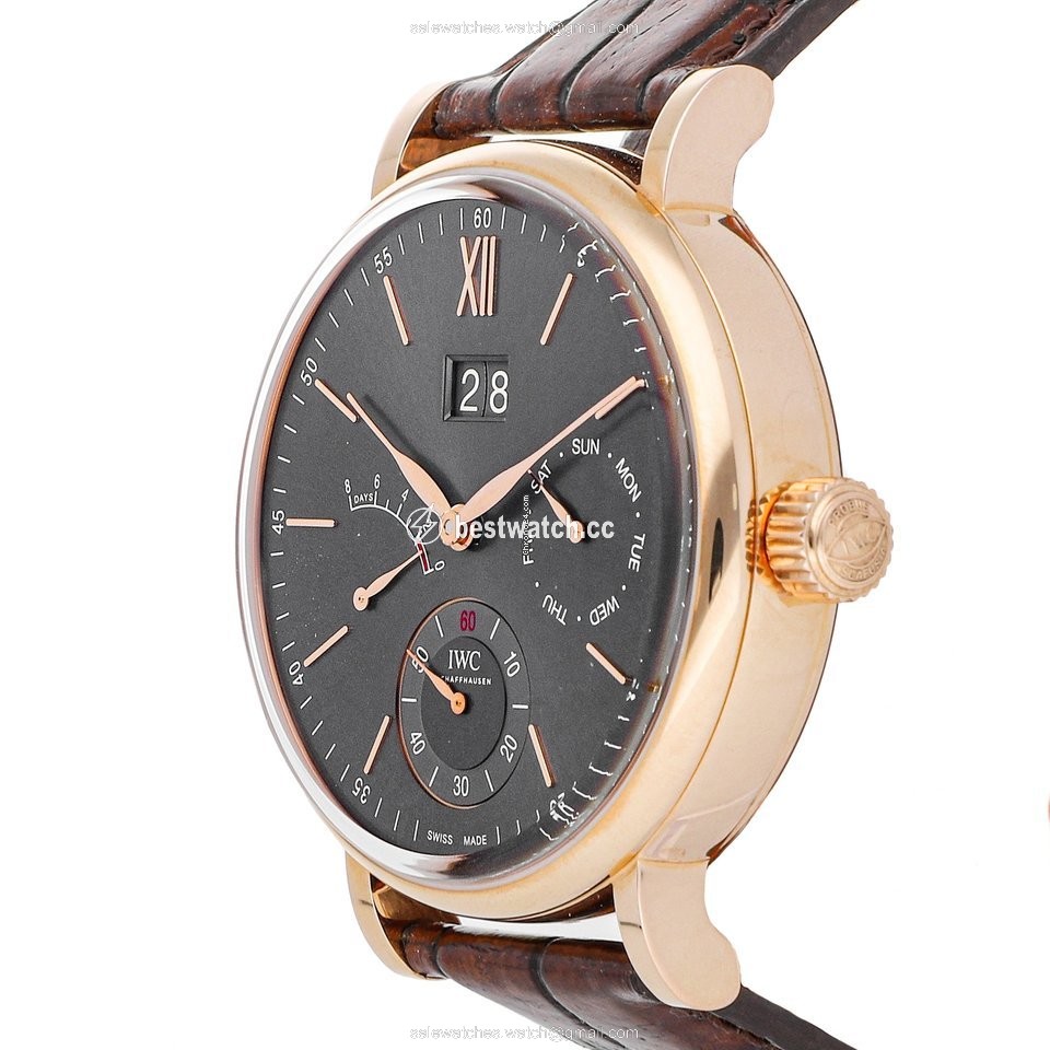 IWC Portofino Hand-Wound Mens watch Unisex Manual winding Rose gold IW5162-03 3