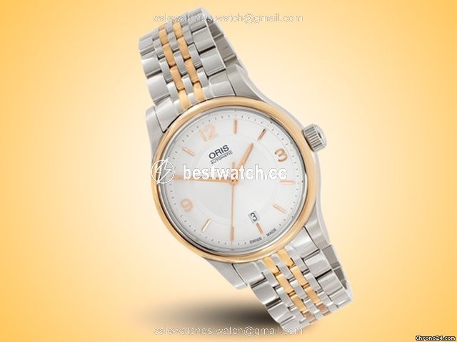 IMG_9086 Oris Classic Mens watch Unisex Automatic Gold Steel 01 733 7594 4331-07 8 20 63 3