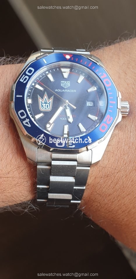 IMG_9086 TAG Heuer Aquaracer Mens watch Unisex Quartz Steel WAY101J 3