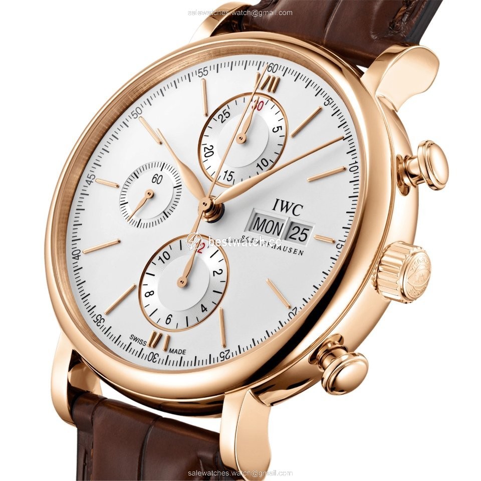IMG_9086 IWC Portofino Chronograph Mens watch Unisex Automatic Rose gold IW391025 3
