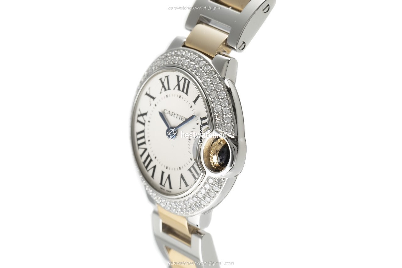 Cartier Ballon Bleu 28mm Womens watch Quartz Steel W2BB0010 3