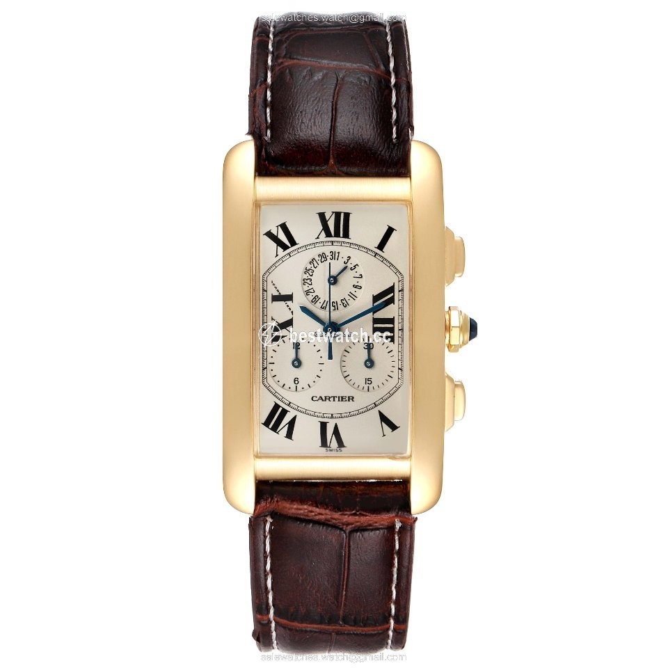 IMG_9086 Cartier Tank Americaine Mens watch Unisex Quartz W2601156 3