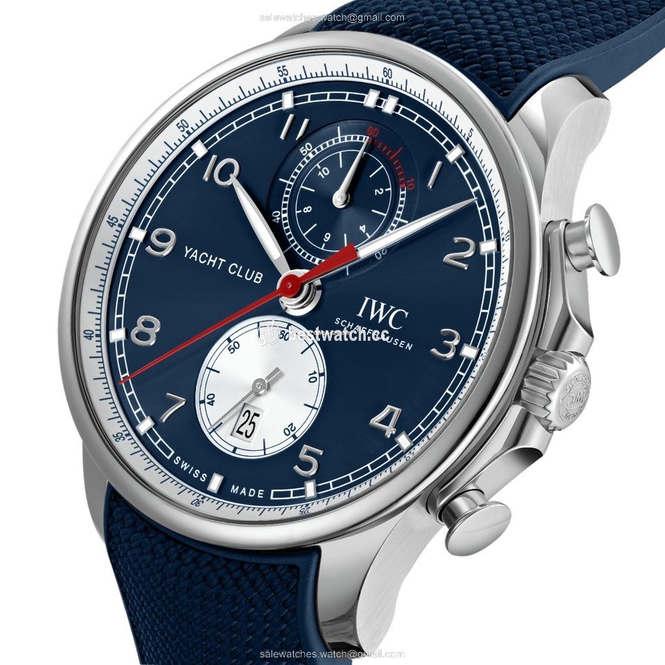 IMG_9086 IWC Portuguese Yacht Club Chronograph Mens watch Unisex Automatic Steel IW390704 3