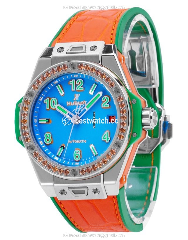IMG_9086 Hublot Big Bang Pop Art Mens watch Unisex Automatic Steel 465.SO.5179.LR.1206.POP16 3