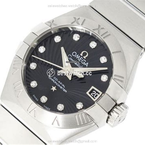 IMG_9086 Omega Constellation Quartz Womens watch Quartz Steel 123.10.27.60.51.001 3