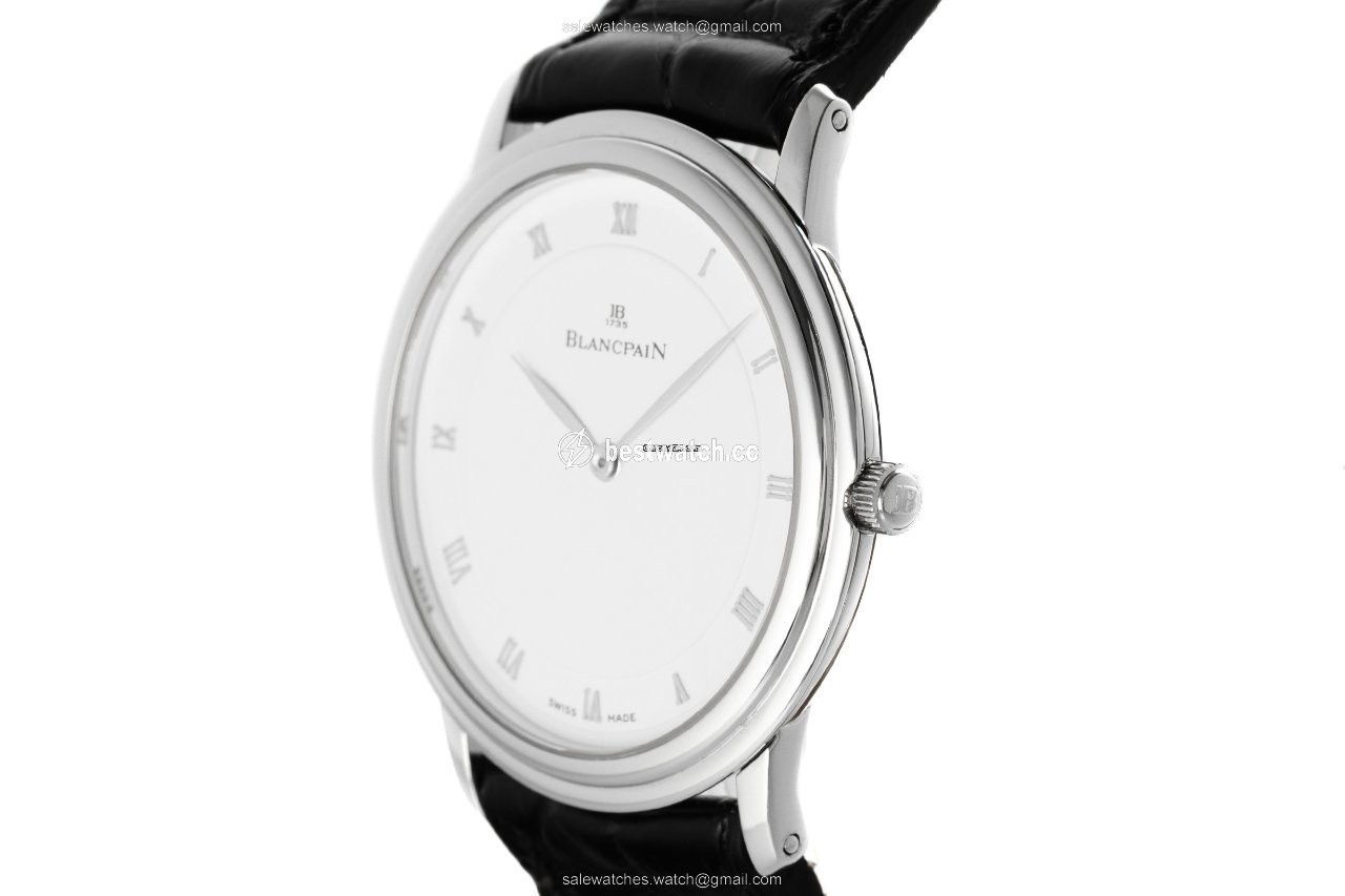 IMG_9086 Blancpain Villeret Mens watch Unisex Manual winding Platinum 0021-3427-55 3