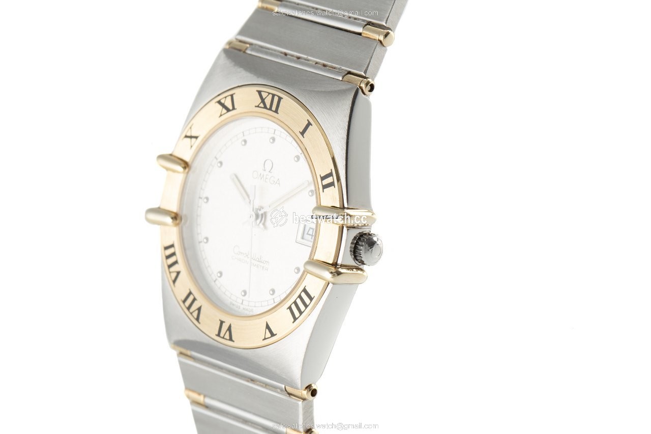 IMG_9086 Omega Constellation Ladies Womens watch Quartz Gold Steel 598.0003 3