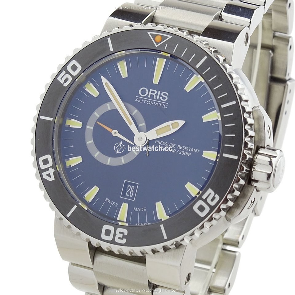Oris Aquis Small Second Mens watch Unisex Automatic Steel 01 743 7673 4159-07 8 26 01PEB 3
