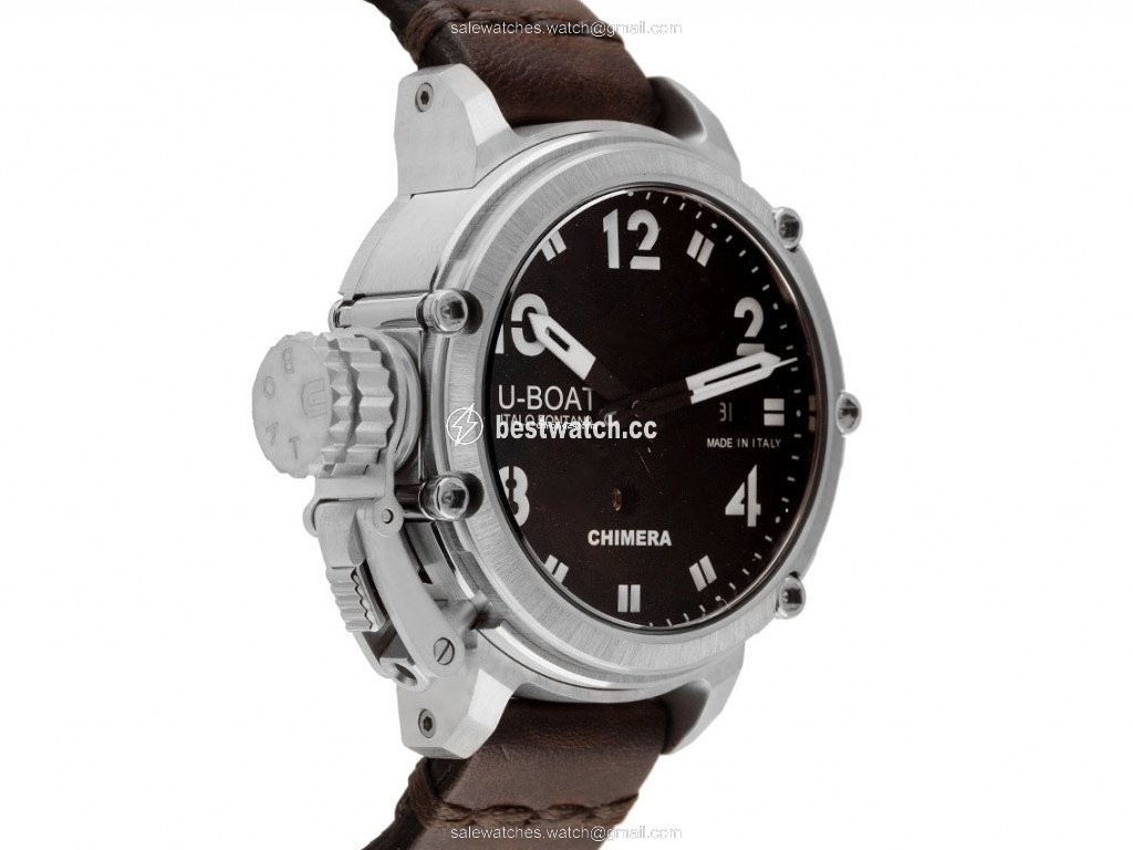 IMG_9086 U-Boat Chimera Mens watch Unisex Automatic Silver 7233 3