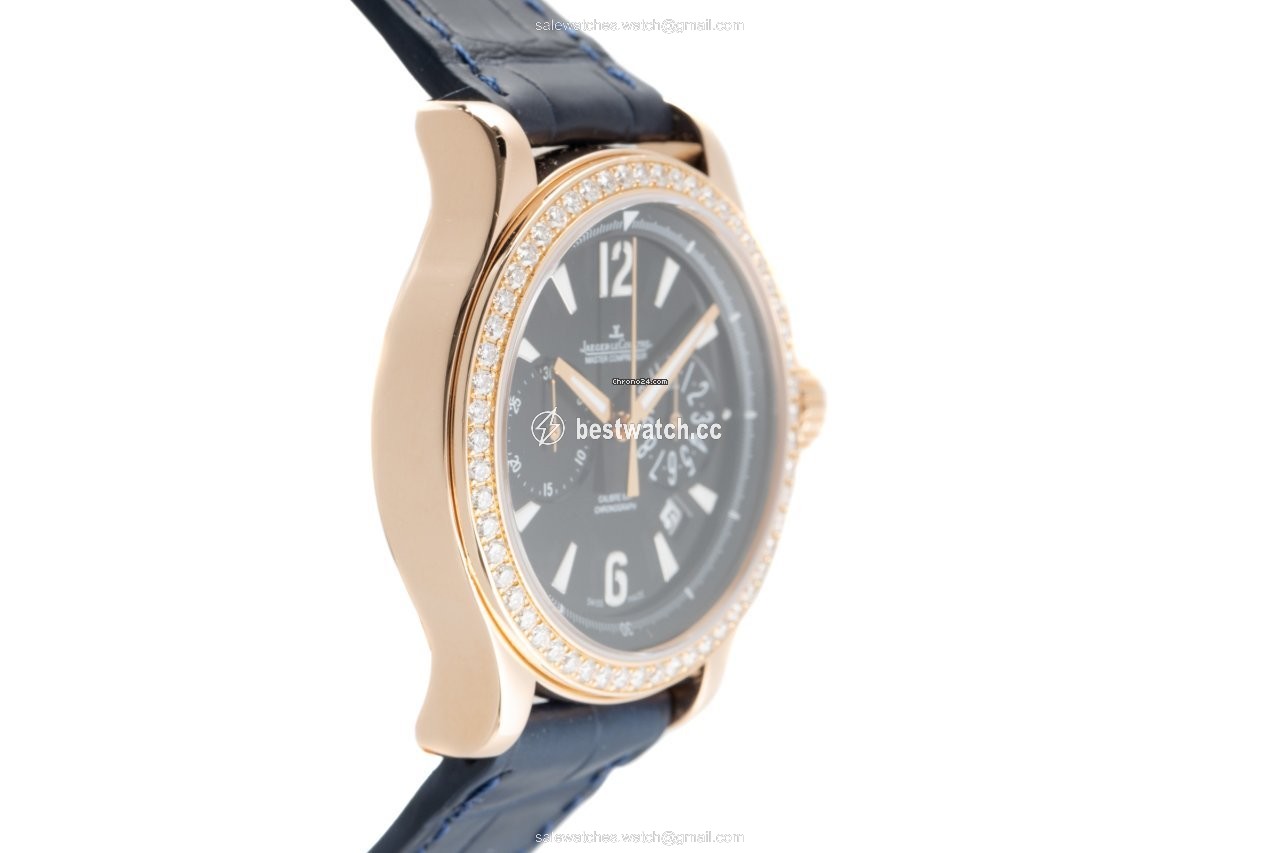 IMG_9086 Jaeger-LeCoultre Master Compressor Chronograph Womens watch Quartz Red gold 148.2.31 3