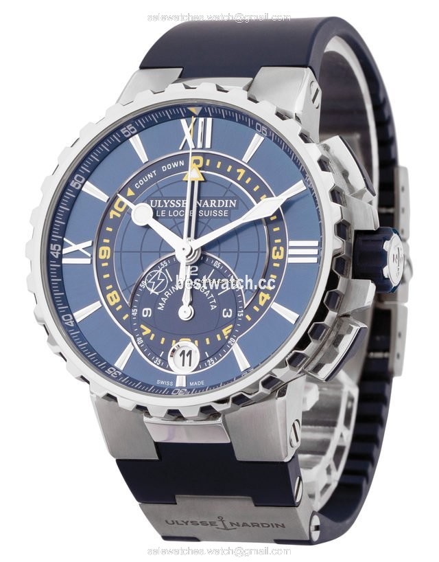 Ulysse Nardin Marine Regatta Mens watch Unisex Automatic Steel 1553-155 43 3