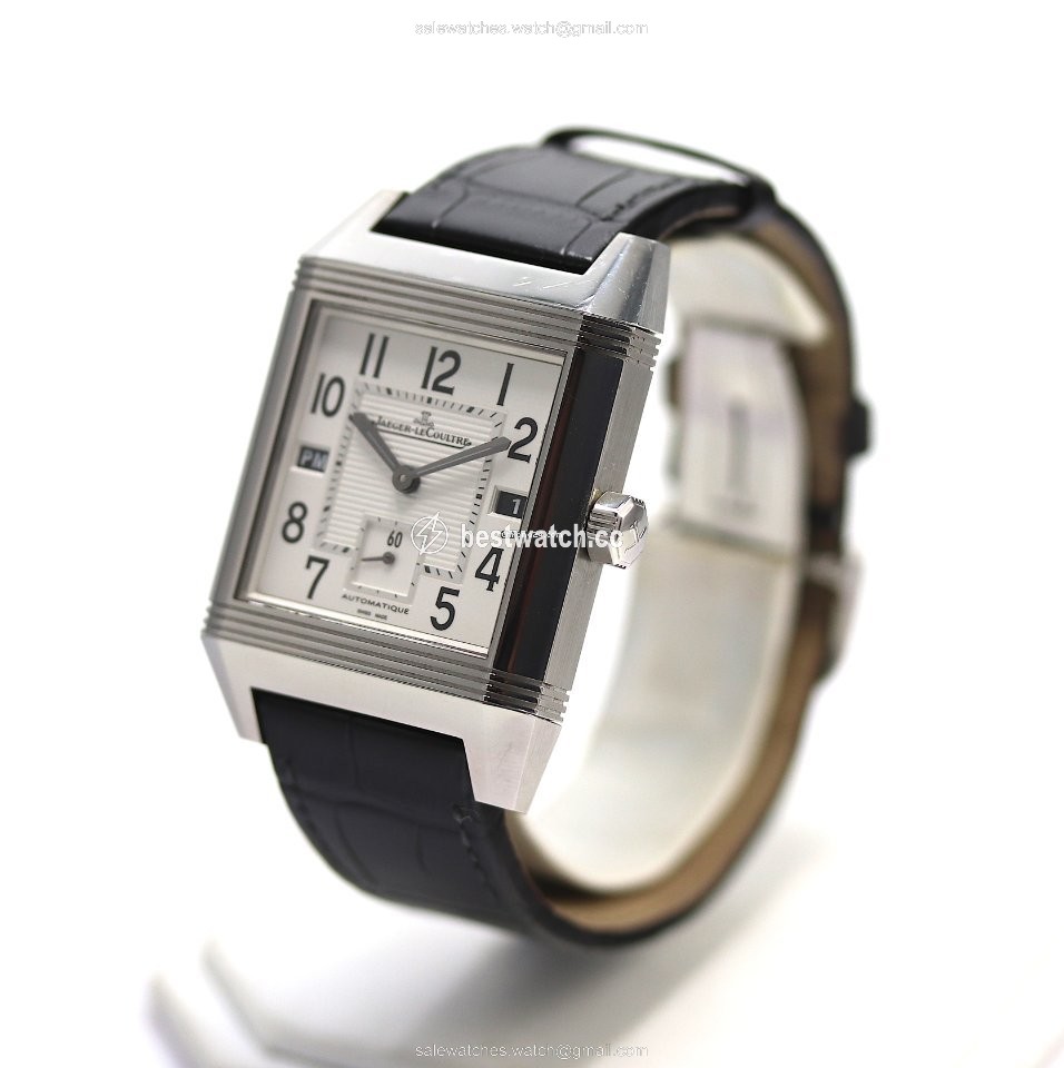 IMG_9086 Jaeger-LeCoultre Reverso Squadra Hometime Mens watch Unisex Automatic Steel 230.8.77 3